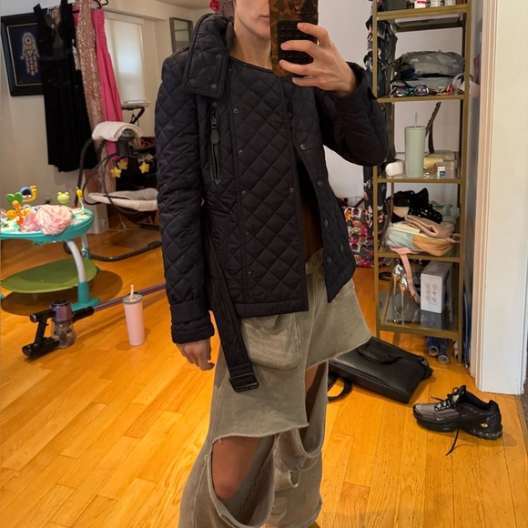 Burberry Brit navy quilted cozy jacket - Picture 11 of 11